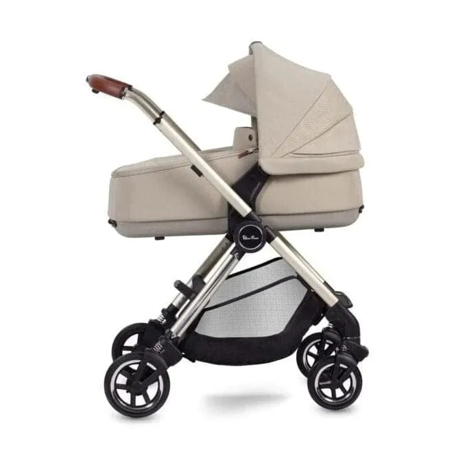 Silver Cross Dune with Compact Folding Carrycot and Pebble 360 PRO Ultimate Pack - Stone