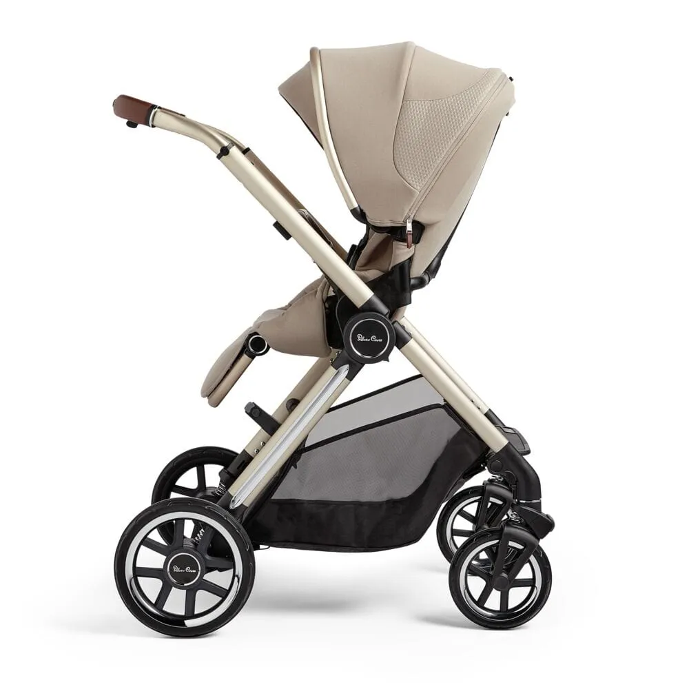 Silver Cross Reef Pushchair with Newborn Pod - Stone