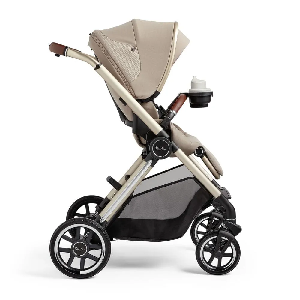 Silver Cross Reef Pushchair with Newborn Pod - Stone