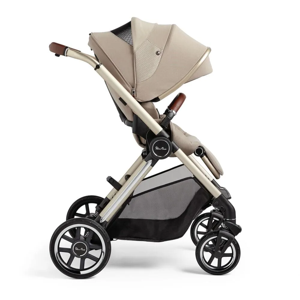 Silver Cross Reef Pushchair with Newborn Pod - Stone