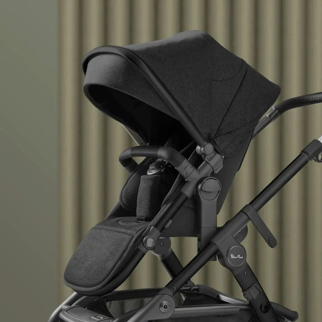 Silver Cross Wave Pushchair and Carrycot - Onyx