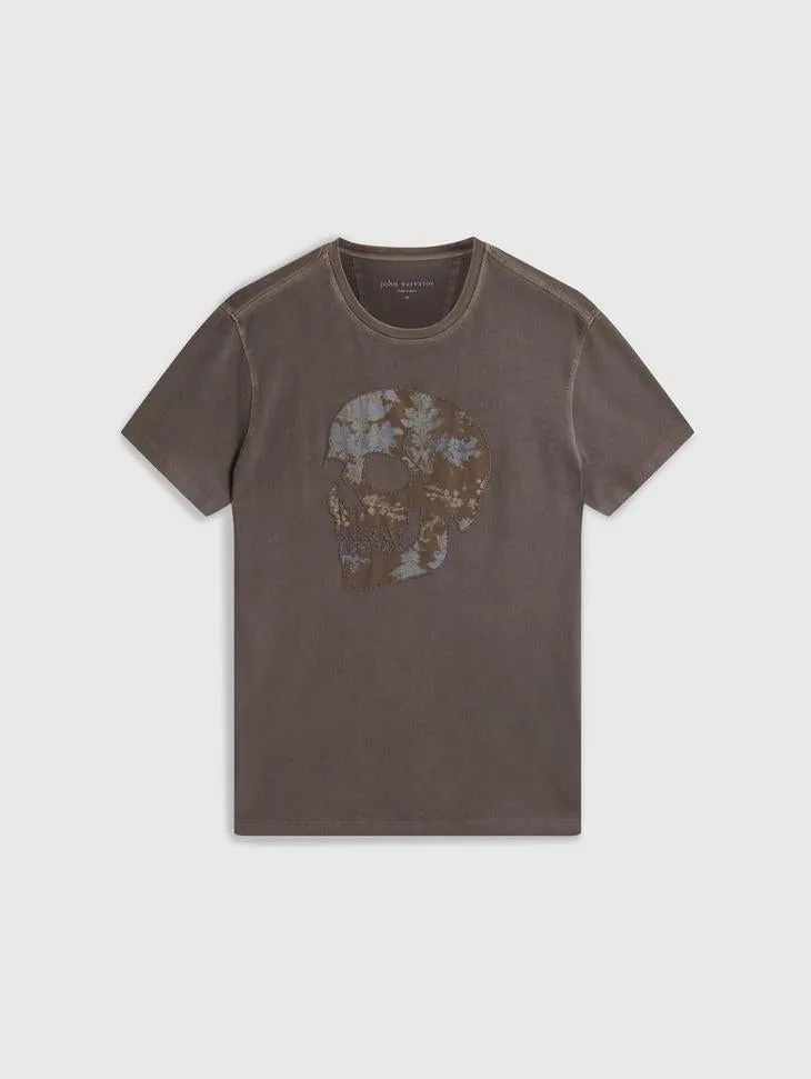 SKULL CREWNECK T-SHIRT - JOHN VARVATOS