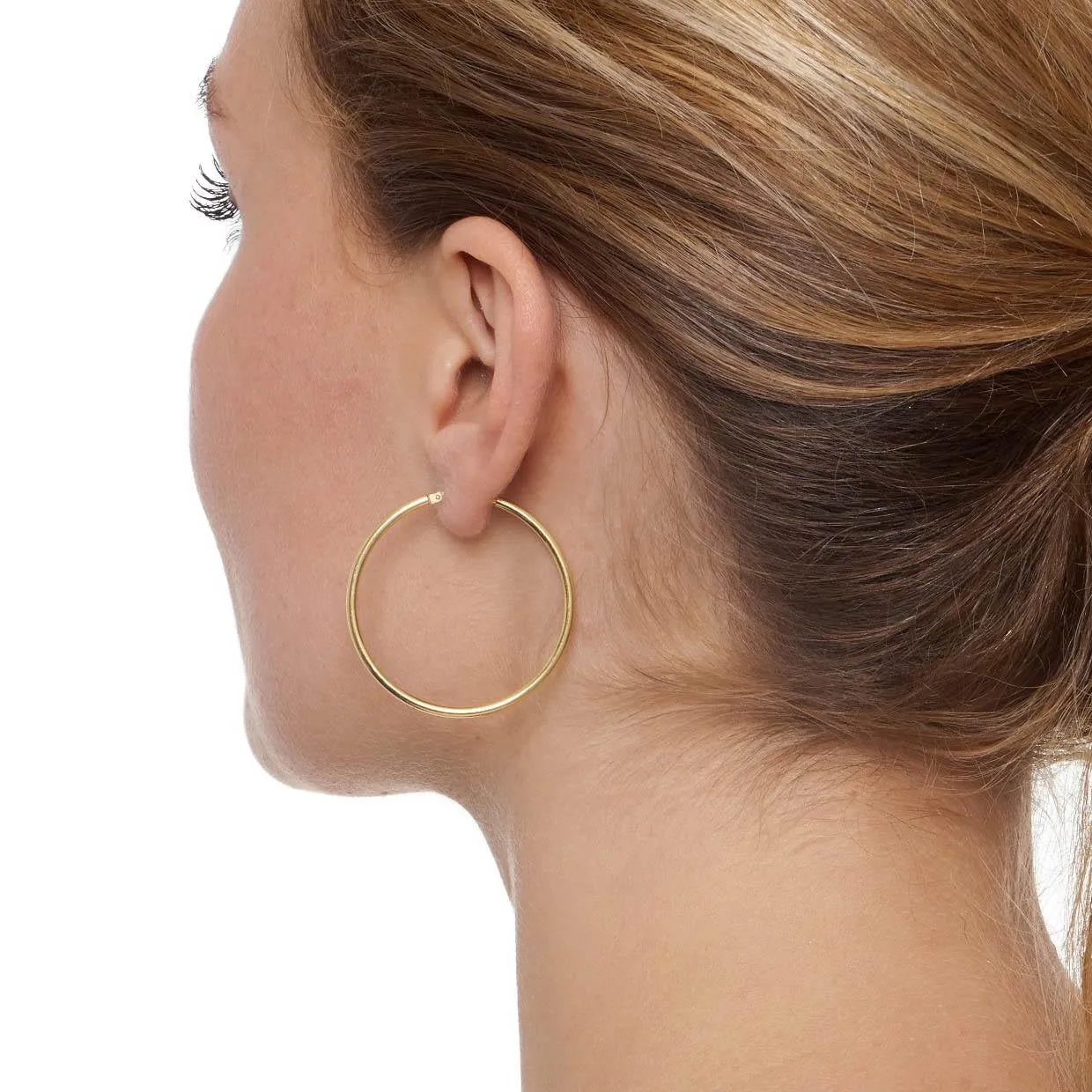 Small   Extra Small 'Chica Latina' Classic Skinny Hoop Earrings