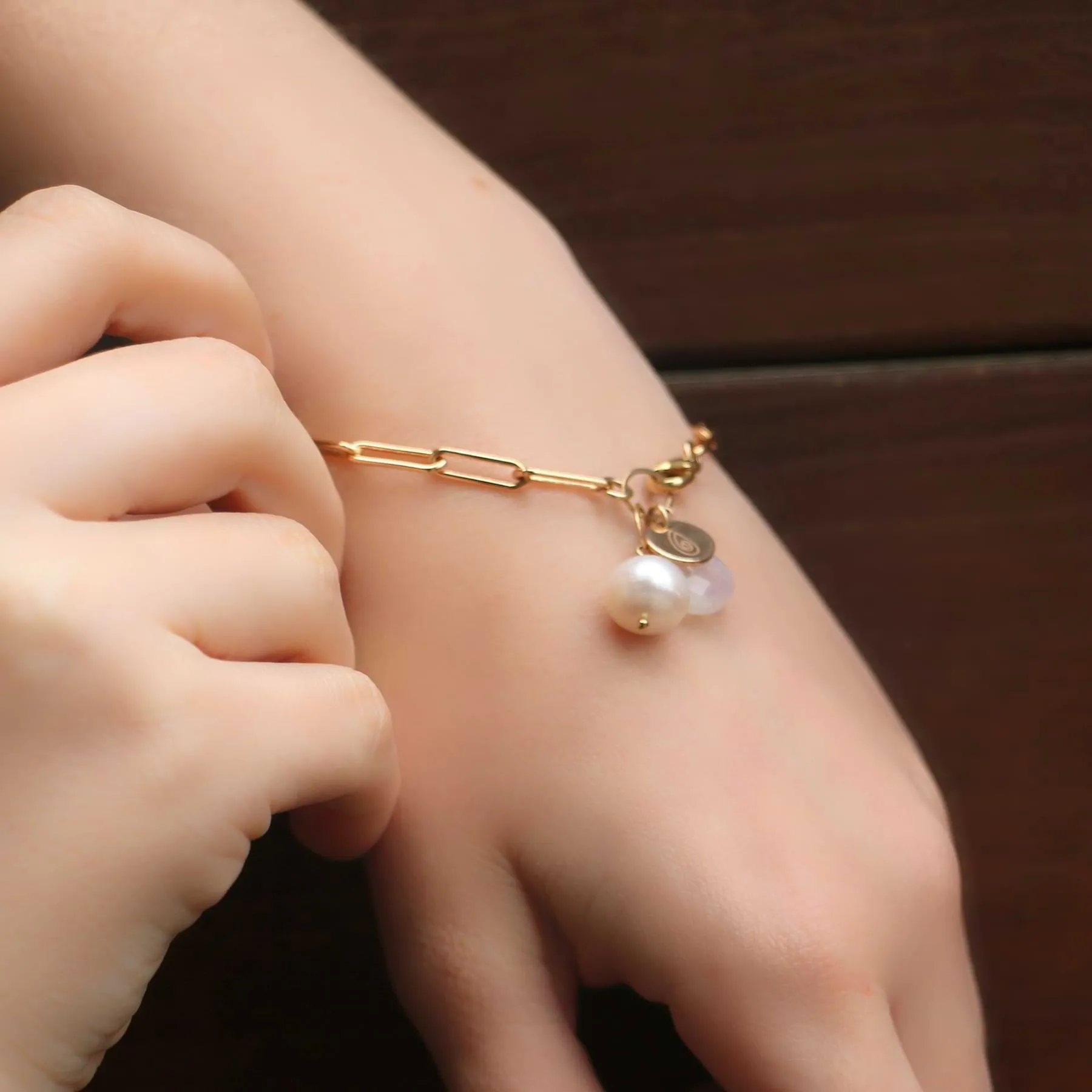 Soho - Gold Link Charm Bracelet