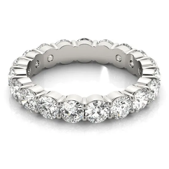 SPLENDOR 4 Carat Diamond Eternity Band in 14K/ 18K/ Platinum  GIA Graded  25 pointer G Color SI1 Clarity By Mike Nekta SIZE 5 to 6.5