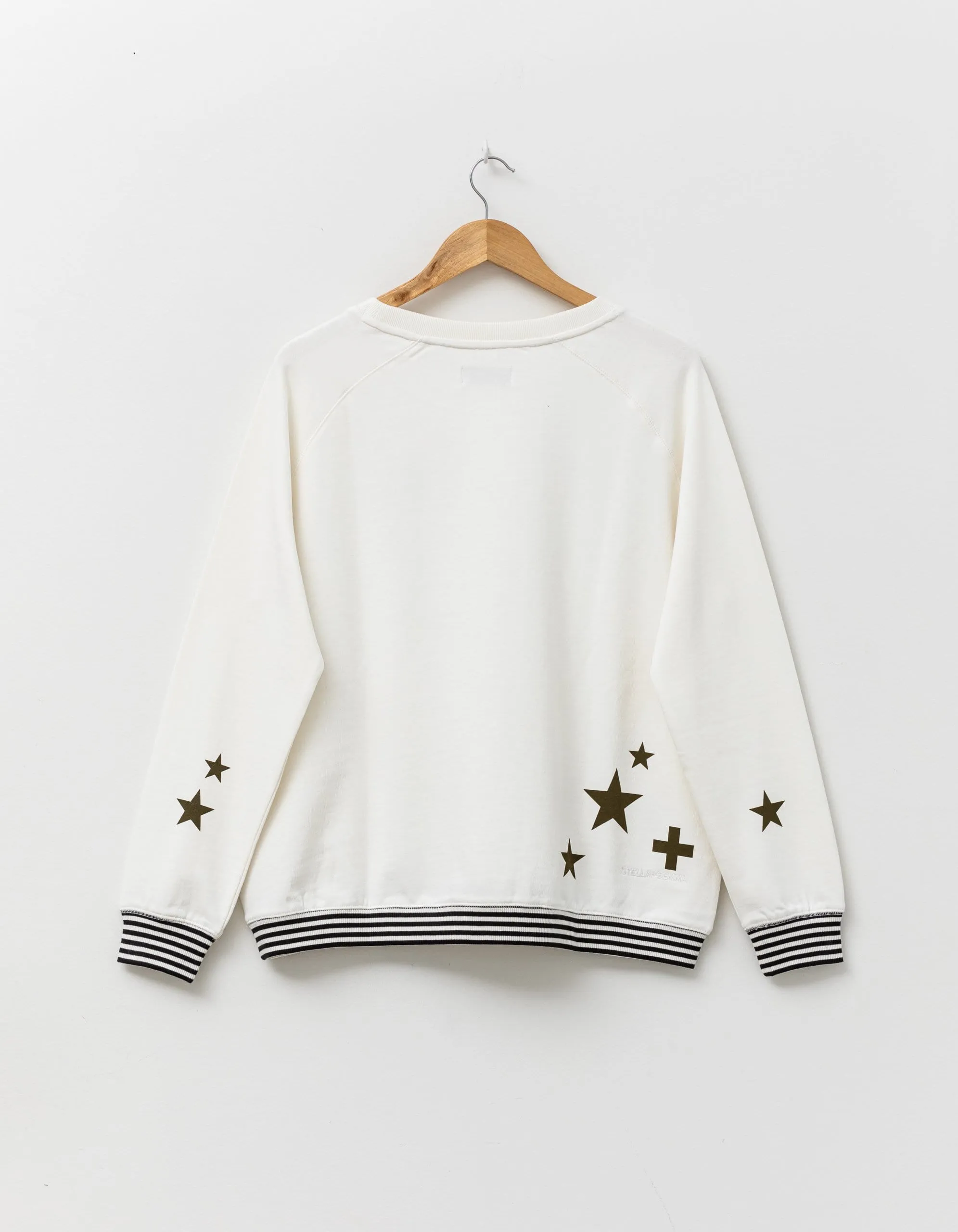 Sweater (Alabaster/ Olive Stars)