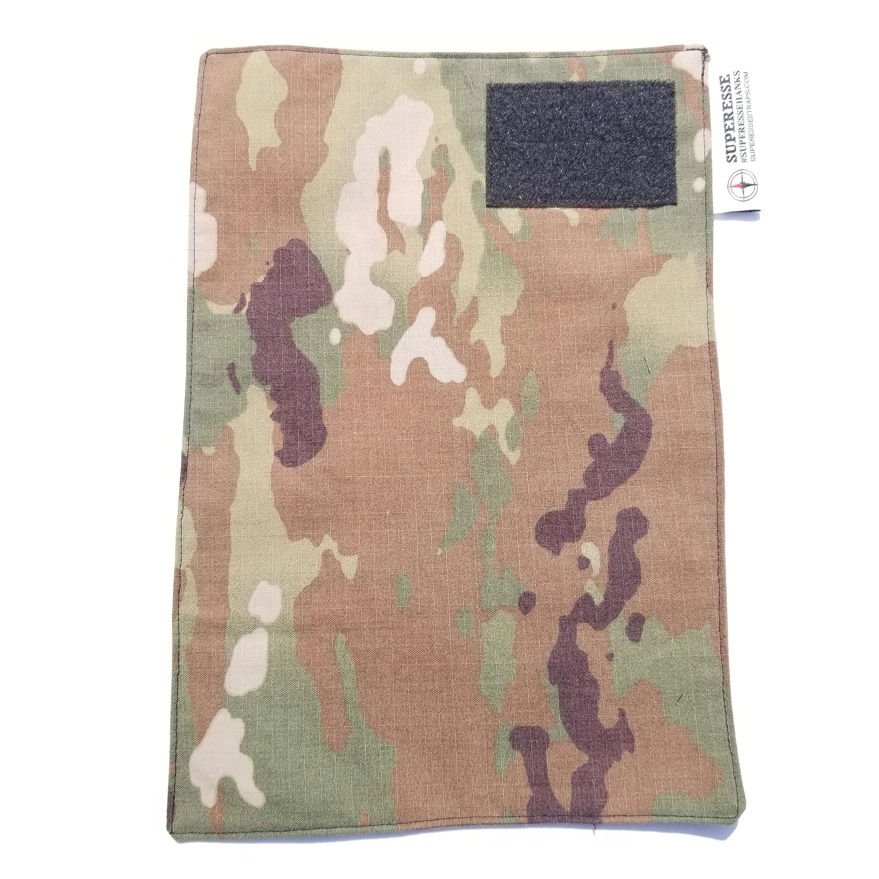 Tactical Tissue: Morale Patch compatible Ripstop stitched hank with covert storage pocket.