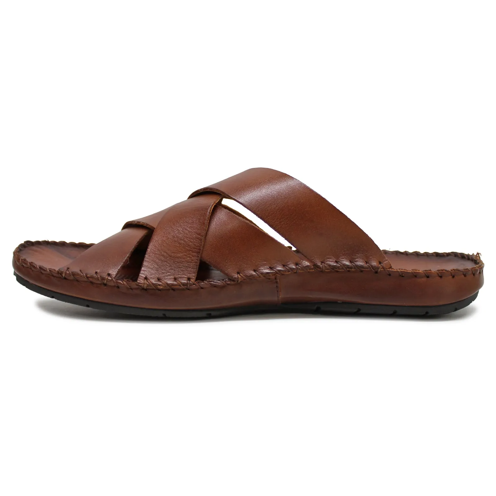 Tarifa Leather Men's Open Back Sandals