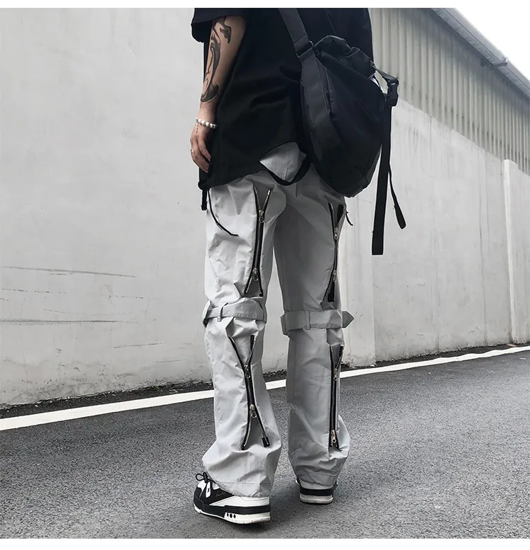 TECHNICAL PANTS - BLACK/ LIGHT GREY