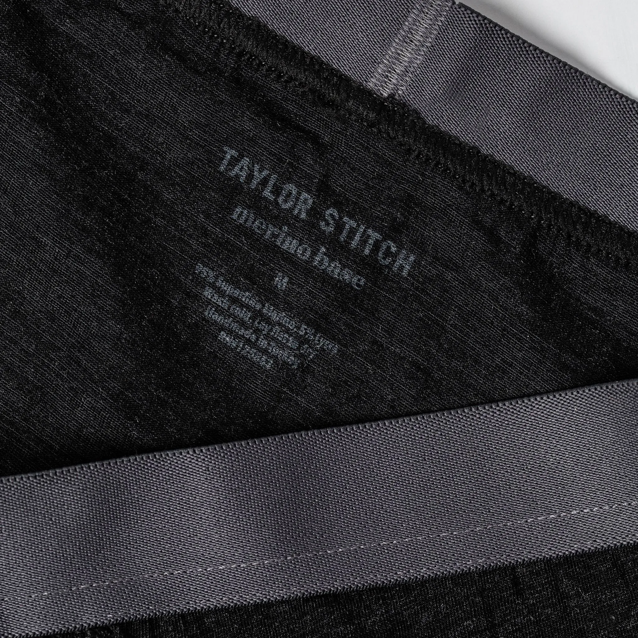 The Merino Boxer in Heather Black