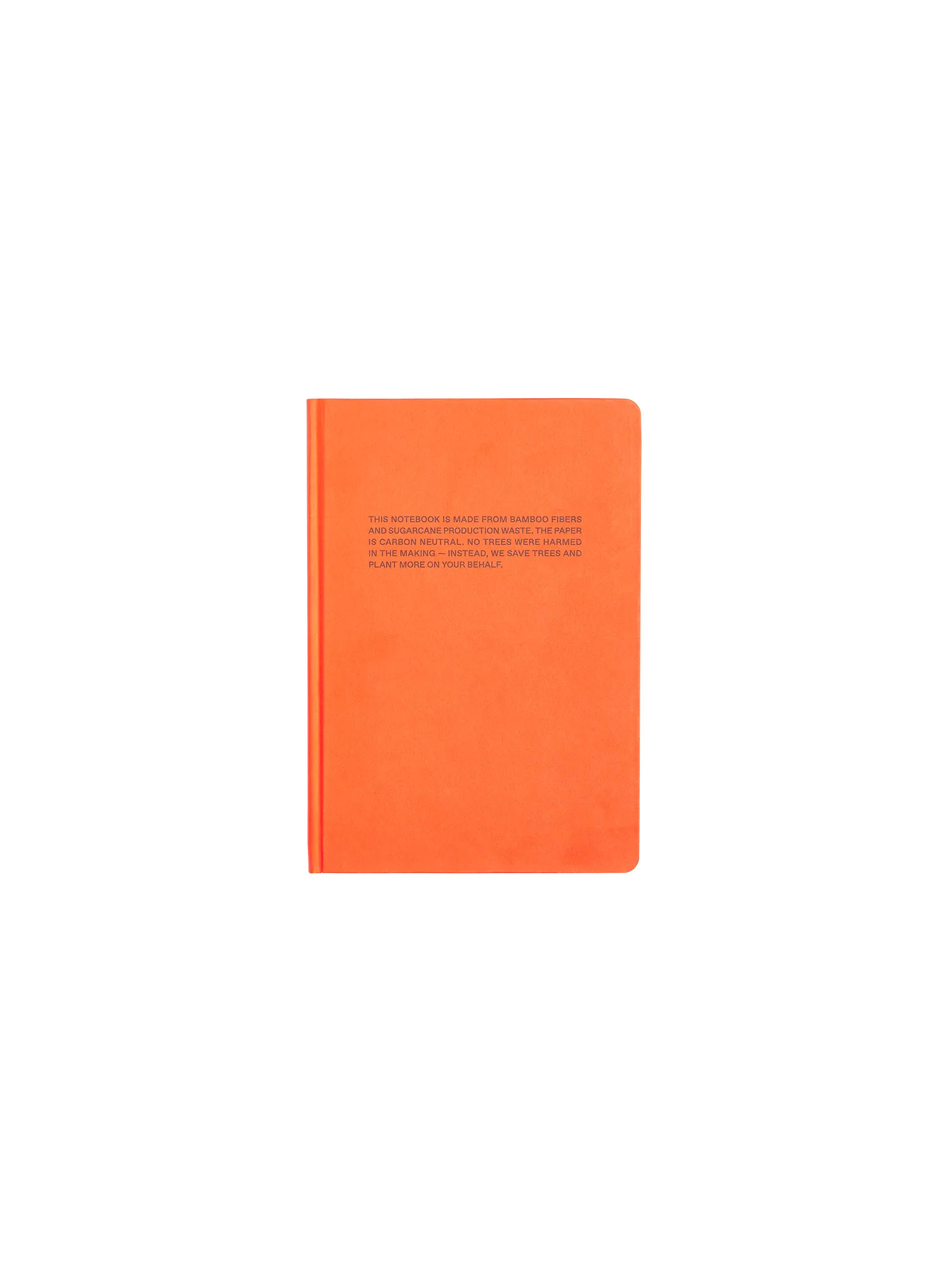 Tree Free Notebook—persimmon orange