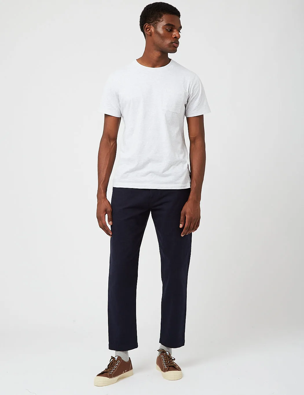 Universal Works Military Chino (Nebraska Cotton) - Navy Blue