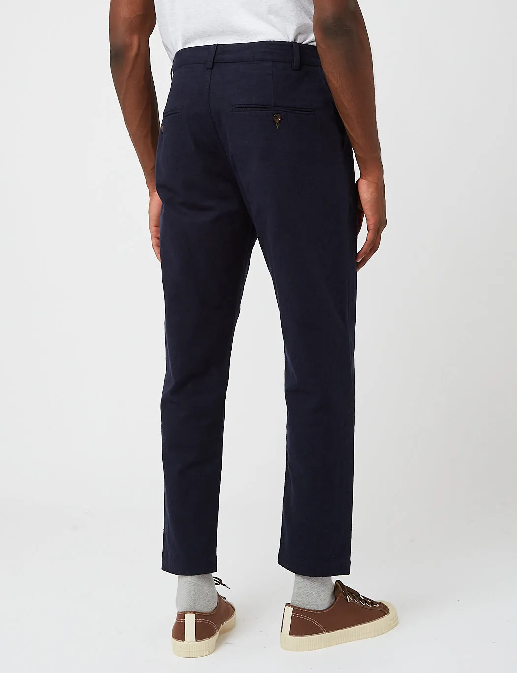 Universal Works Military Chino (Nebraska Cotton) - Navy Blue