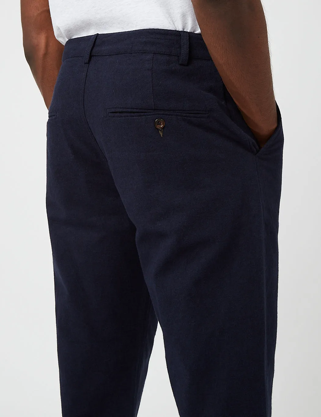 Universal Works Military Chino (Nebraska Cotton) - Navy Blue