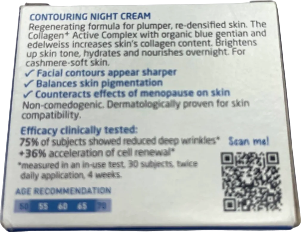 Weleda Contouring Night Cream Blue Gentian & Edelweiss 40ml