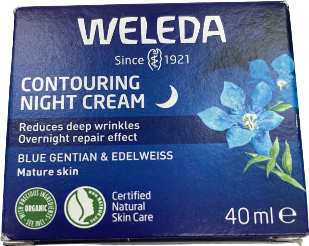 Weleda Contouring Night Cream Blue Gentian & Edelweiss 40ml