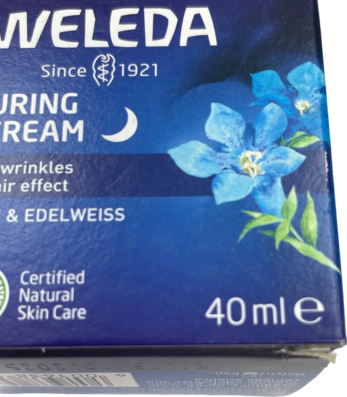 Weleda Contouring Night Cream Blue Gentian & Edelweiss 40ml