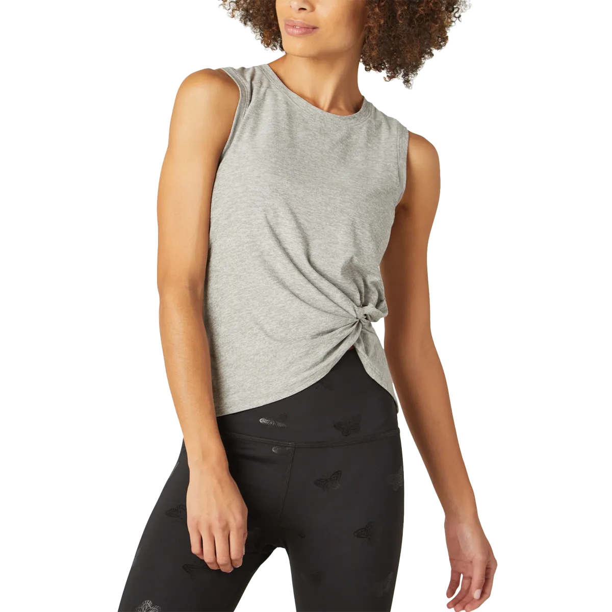 Women's Front Twist Muscle Tank