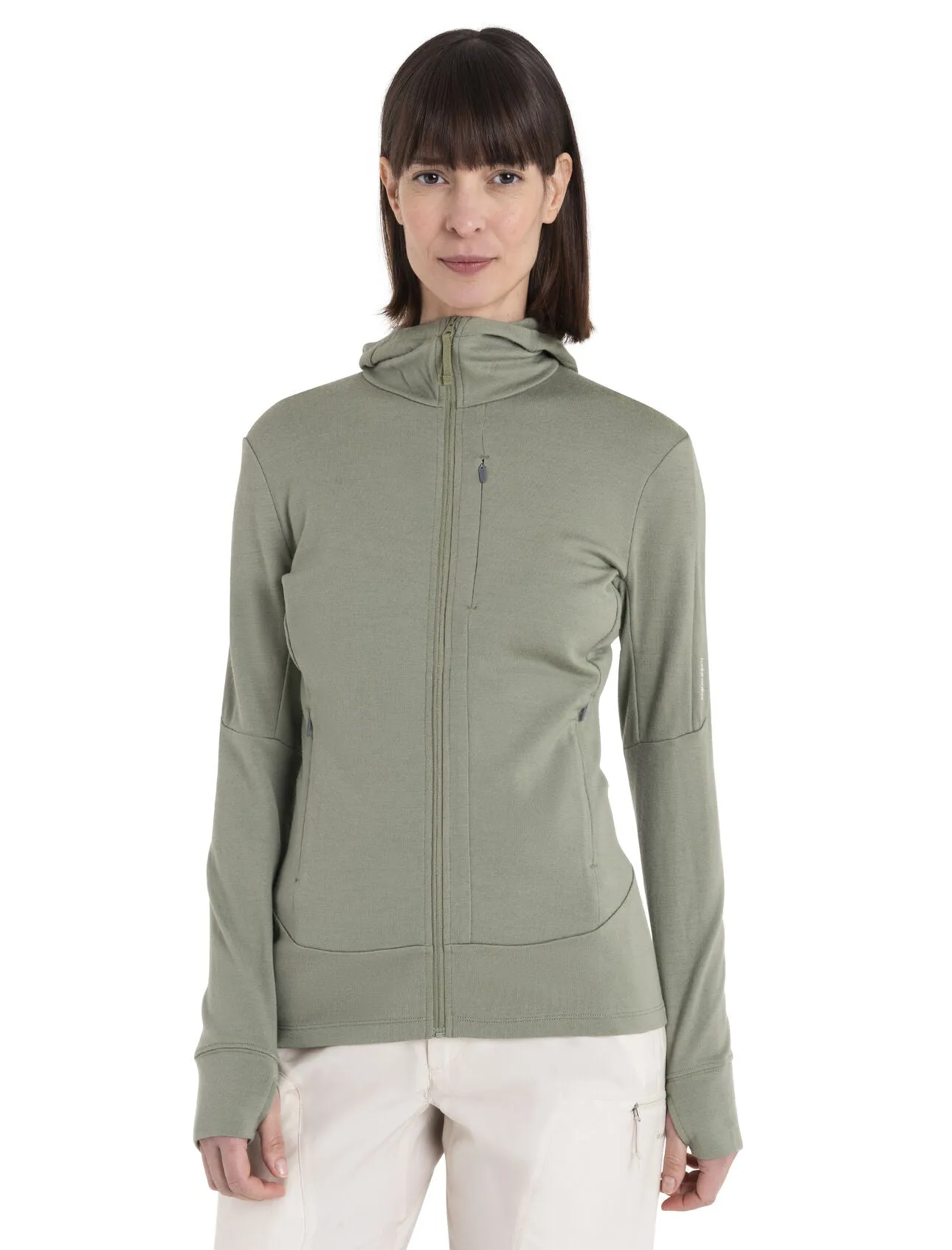 Womens Merino 260 Quantum IV LS Zip Hoodie