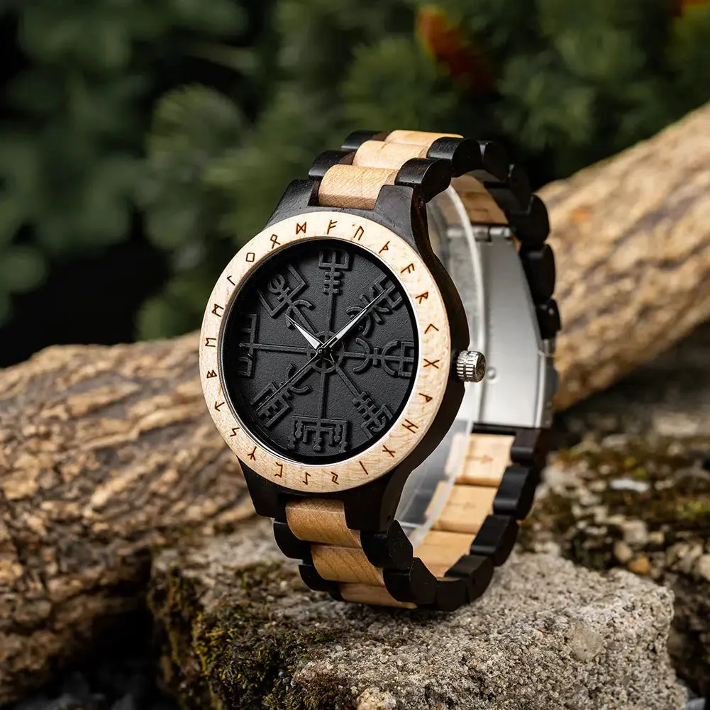 Wooden Viking Watch FULL MOON