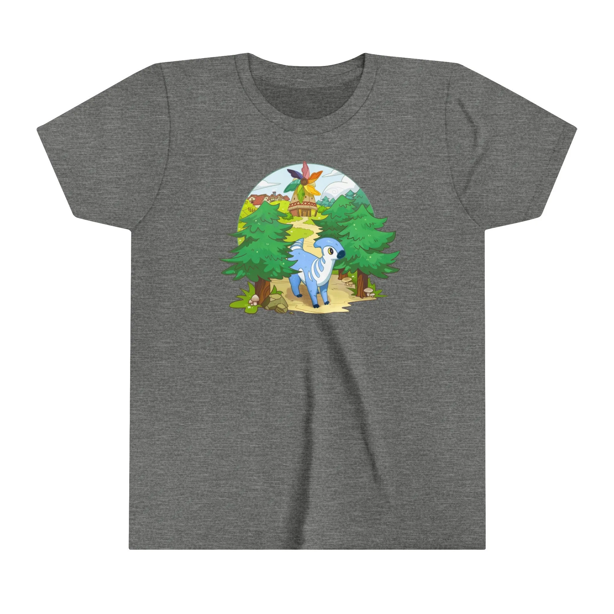 Youth Short Sleeve T-Shirt - Walk by the Windmill