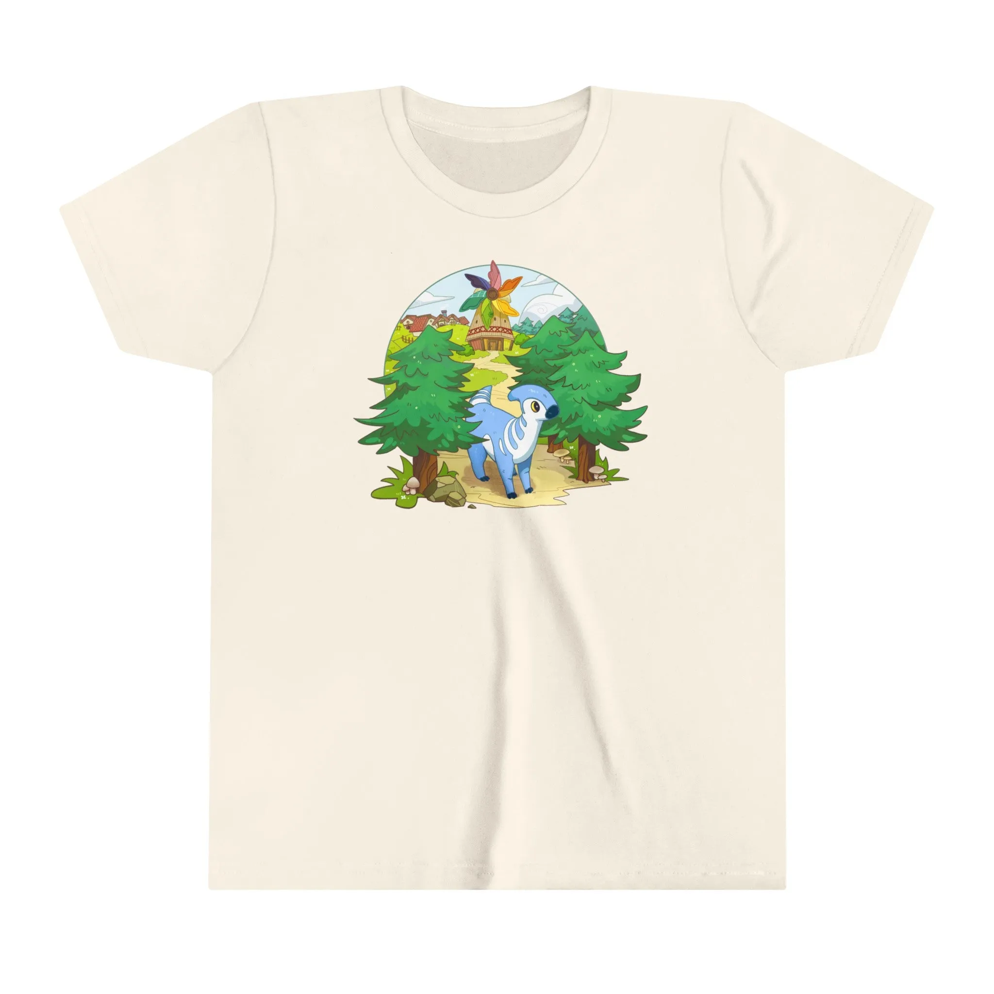 Youth Short Sleeve T-Shirt - Walk by the Windmill