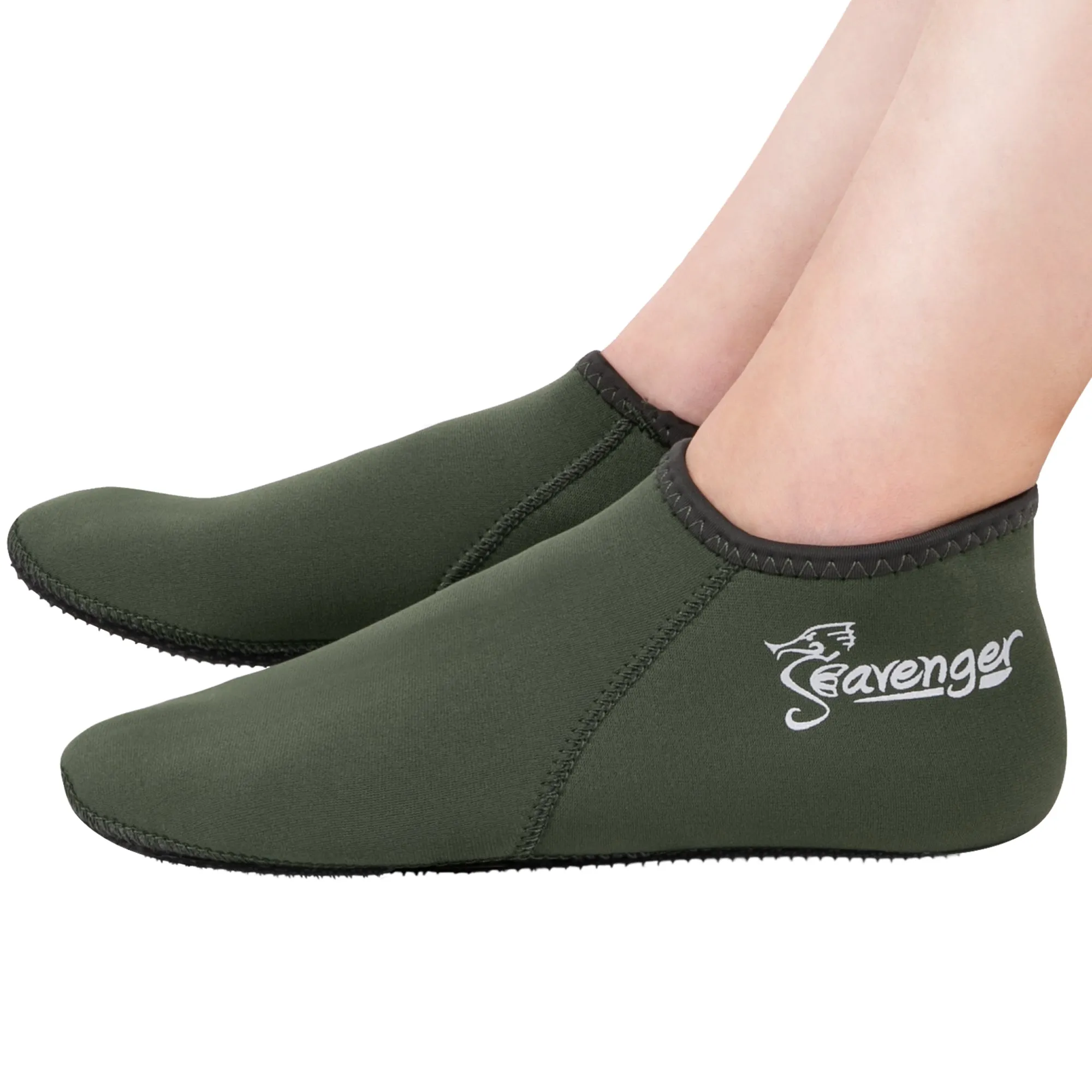 Zephyr 3mm Neoprene Socks - Olive