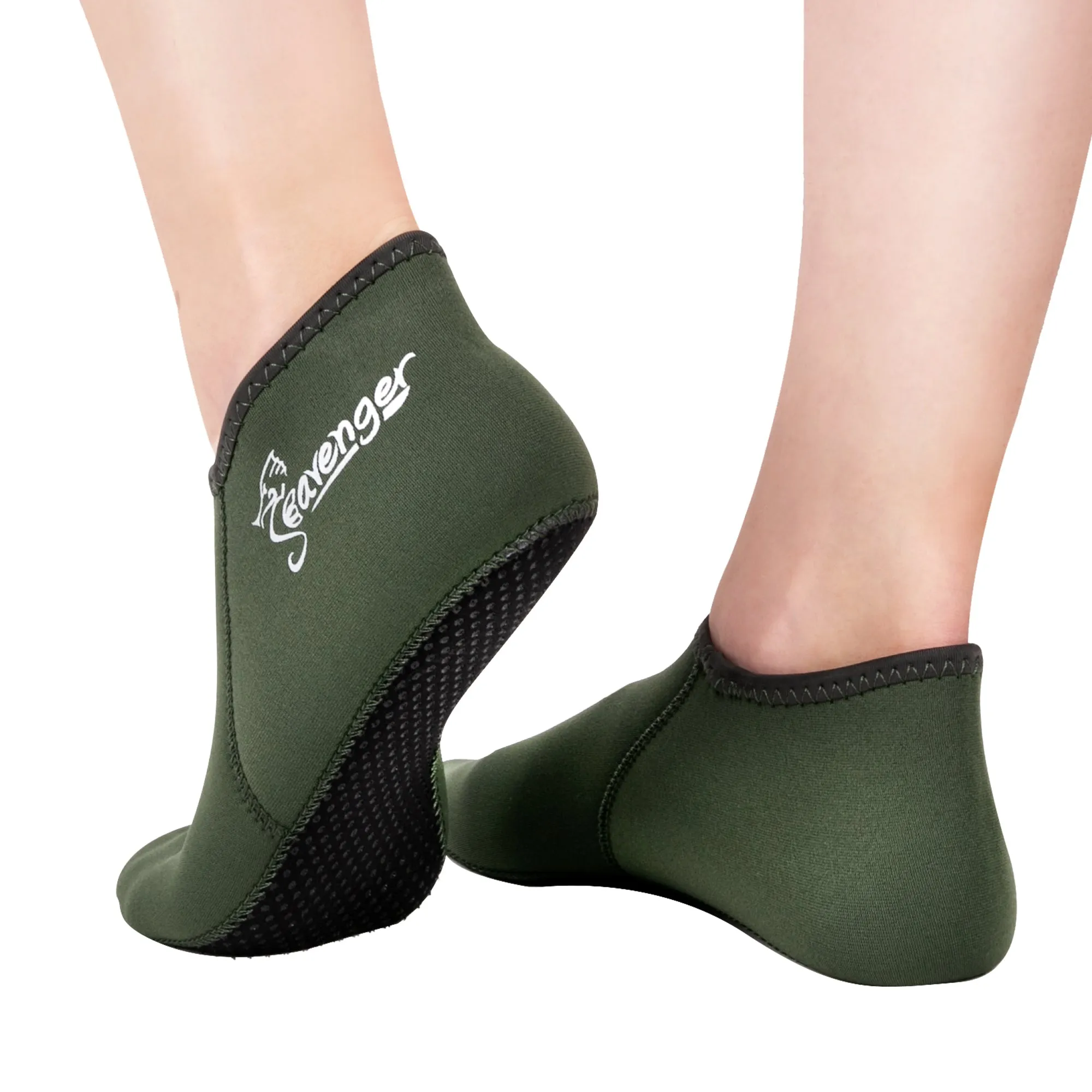 Zephyr 3mm Neoprene Socks - Olive