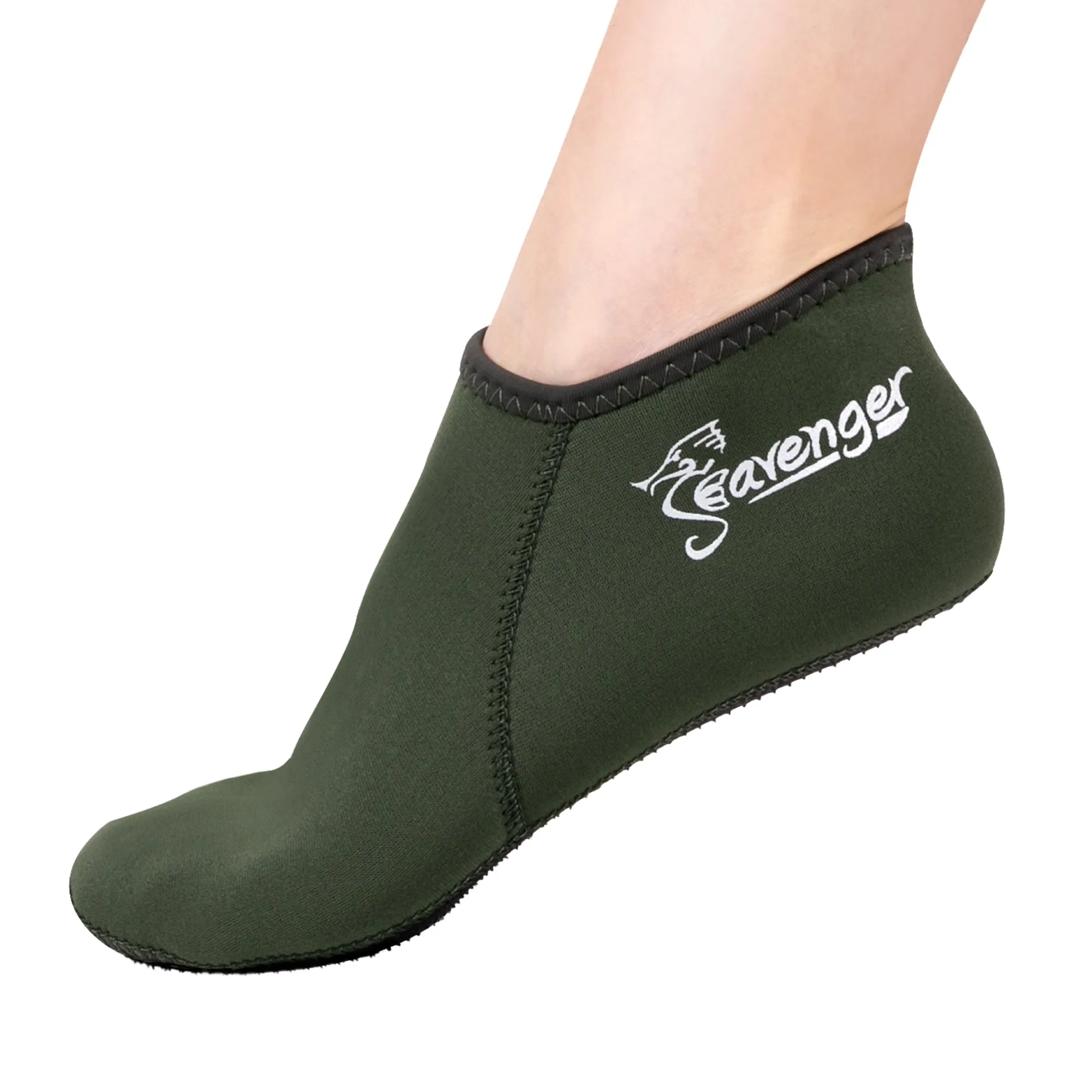 Zephyr 3mm Neoprene Socks - Olive